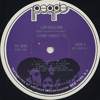 Lyn Collins / Think (About It) label