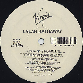 Lalah Hathaway / Let Me Love You back