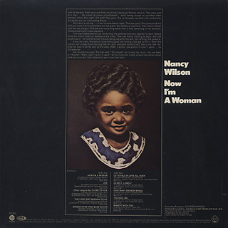 Nancy Wilson / Now I'm A Woman back