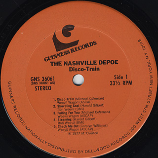 Nashville Depoe / Disco-Train label