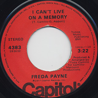 Freda Payne / I Get High (On Your Memory) back