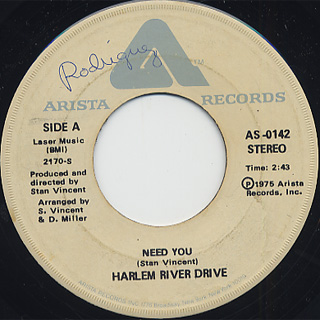 Harlem River Drive / Need You c/w Overtime