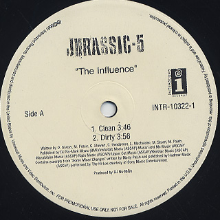 Jurassic 5 / The Influence (12inch), Interscope | 中古