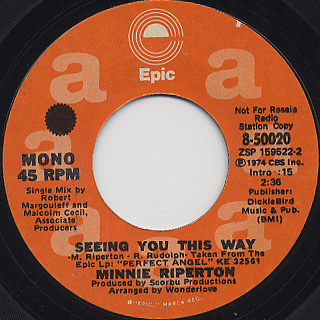 Minnie Riperton / Seeing You This Way back