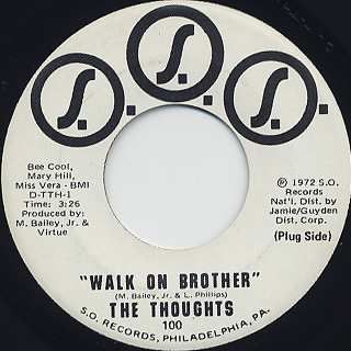 Thoughts / Walk On Brother front