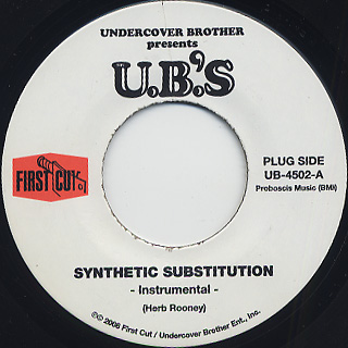 U.B.'s / Synthetic Substitution front