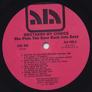 Brothers By Choice / S.T. label