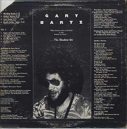 Gary Bartz / The Shadow Do! back
