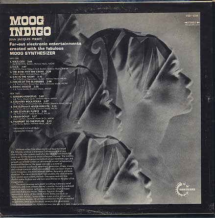 Jean Jacques Perrey / Moog Indigo back