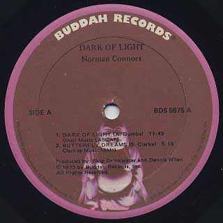 Norman Connors / Dark Of Light(Later Jkt) label