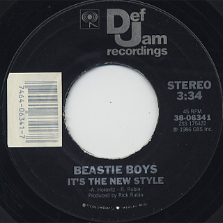 Beastie Boys / It's The New Style c/w Paul Revere