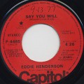 Eddie Henderson / Say You Will