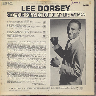 Lee Dorsey / Ride Your Pony - Get Out Of My Life Woman back