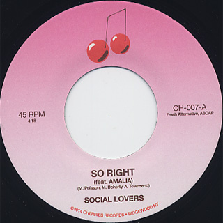 Social Lovers / So Right c/w Call Me Up