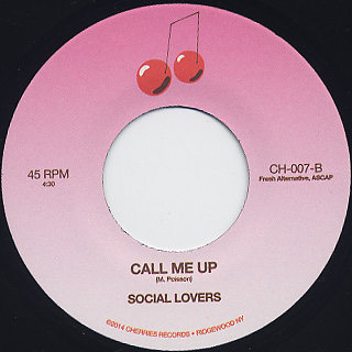 Social Lovers / So Right c/w Call Me Up back
