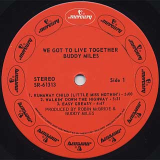 Buddy Miles / We Got To Live Together label