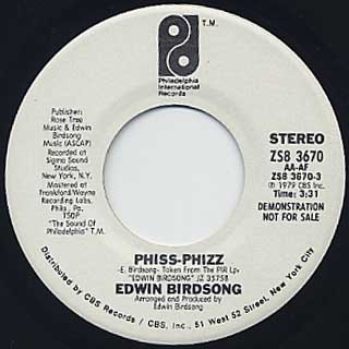Edwin Birdsong / Phiss-Phizz front