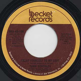Terri Gonzales / Treat Yourself To My Love back