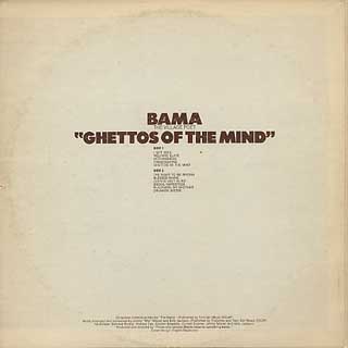 Bama The Village Poet / Ghettos Of The Mind back