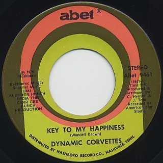 Dynamic Corvettes / Key To My Happiness front