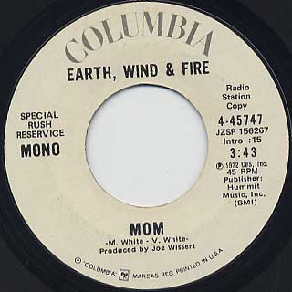 Earth, Wind & Fire / Mom back