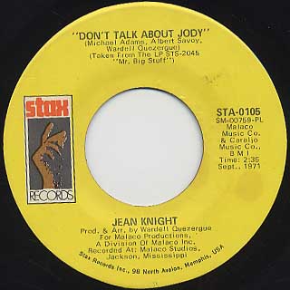 Jean Knight / You Think You're Hot Stuff back