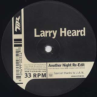Larry Heard / Another Night Re-Edit front