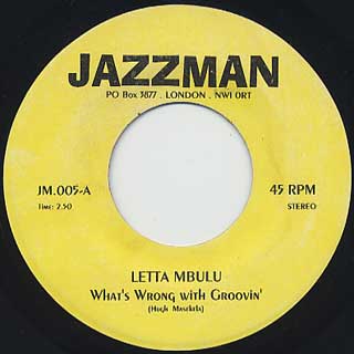 Letta Mbulu - What's Wrong With Groovin' / Lorez Alexandria - Send In The Clowns front