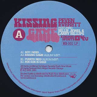 Peven Everett ‎/ Kissing Game label