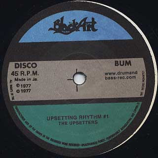 Carlton Jackson - History / Lee Perry & The Upsetters - Upsetting Rhythm Pt1 label