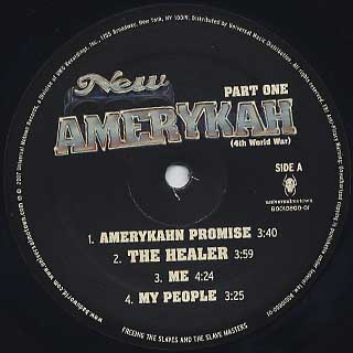 Erykah Badu / New Amerykah: Part One (4th World War) label