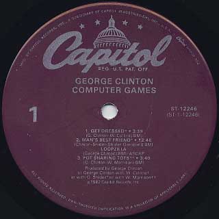George Clinton / Computer Games label