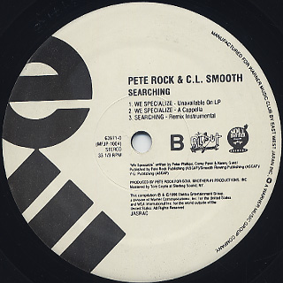 Pete Rock & C.L.Smooth / Searching (JPN) back