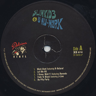 Slimkid3 & DJ Nu-Mark / S.T. label