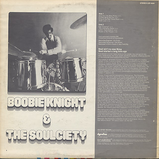 Boobie Knight and The Soulciety ‎/ Soul Ain't No New Thing back