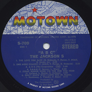 Jackson 5 / ABC label