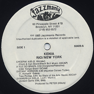 Kenia / Rio/New York label
