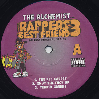 Alchemist / Rapper's Best Friend 3 label