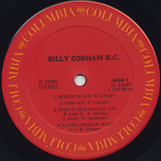 Billy Cobham / B.C. label