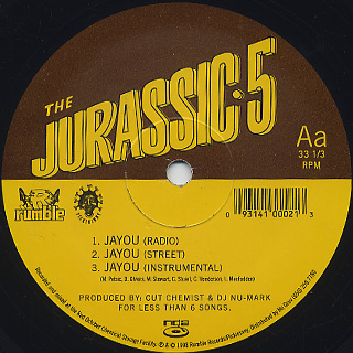 Jurassic 5 / Jayou back