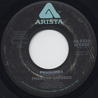Pharoah Sanders / Pharomba