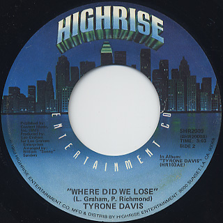 Tyrone Davis / A Little Bit Of Loving (Goes A Long Way) back
