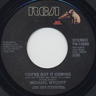 Michael Wycoff / You've Got It Coming back