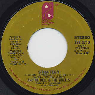 Archie Bell & The Drells / Strategy