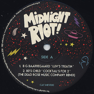 V.A. / Midnight Riot! Volume 8 Sampler front