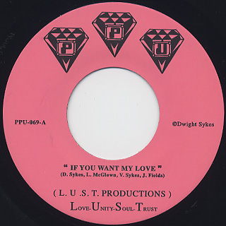 L.U.S.T. Productions / If You Want My Love front