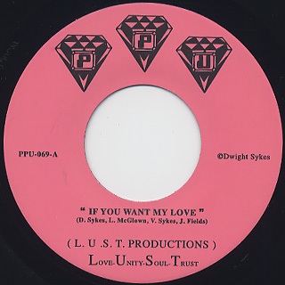 L.U.S.T. Productions / If You Want My Love