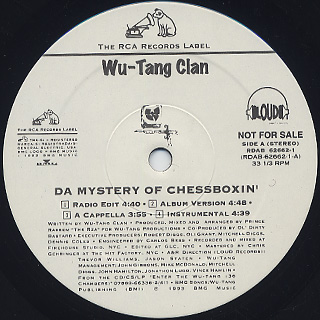 Wu-Tang Clan / Da Mystery Of Chessboxin' back