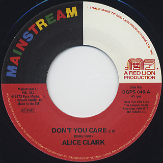 Alice Clark / Don't You Care