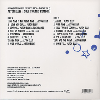 Alton Ellis / Soul Train Is Coming (LP) back